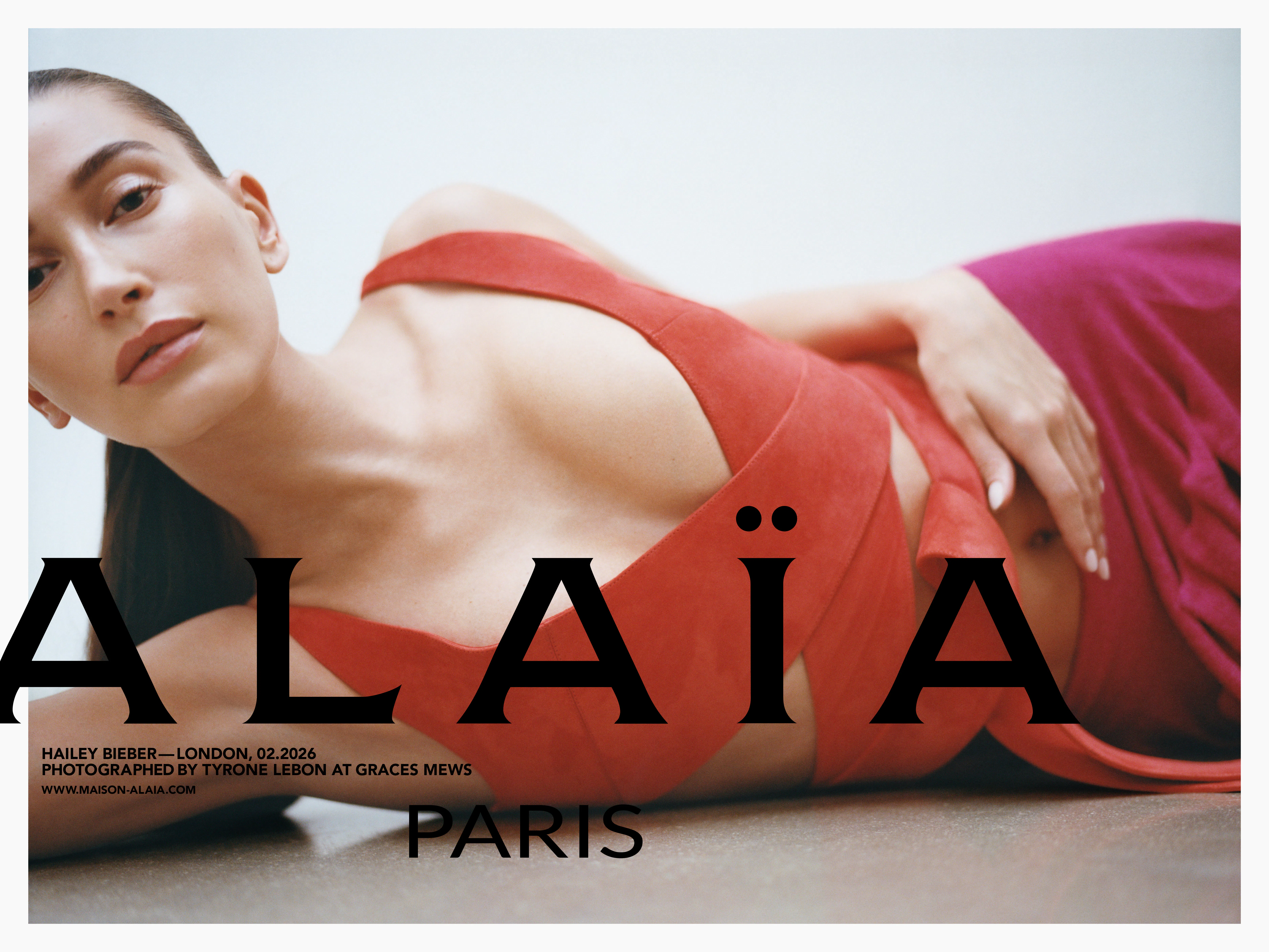 Hailey Bieber Is the Classic Alaïa Woman in New Campaign