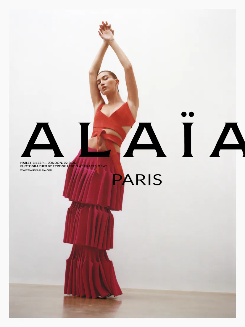 Hailey Bieber Fronted Alaïa’s Summer ’26 Campaign