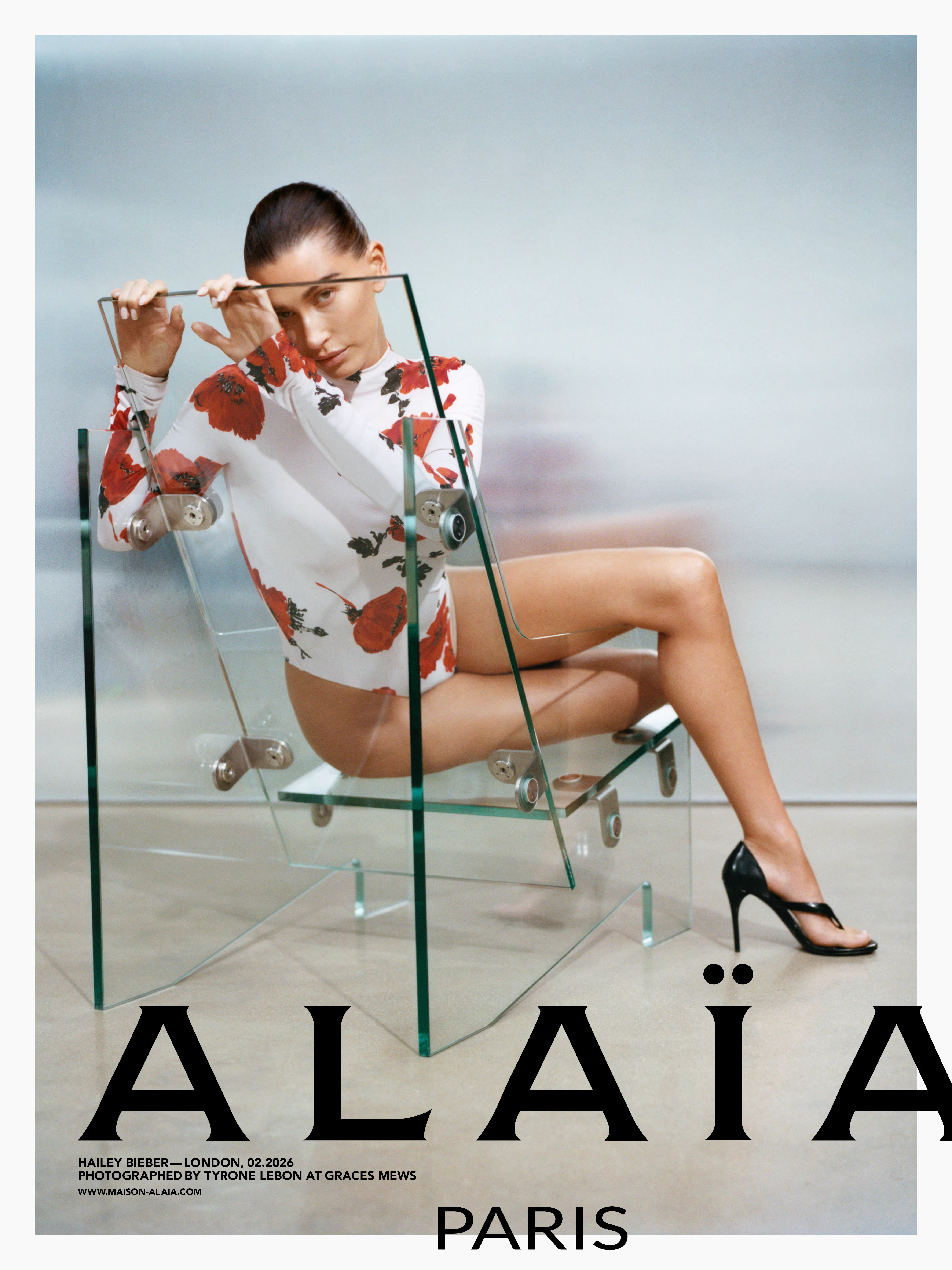 Hailey Bieber Fronted Alaïa’s Summer ’26 Campaign 