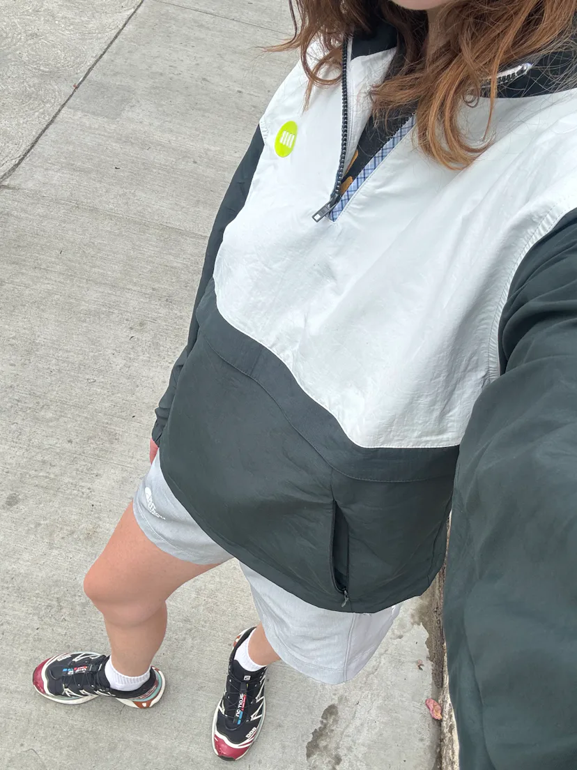 Kelsey Stewart hiking outfit
