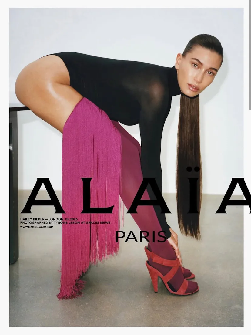 Hailey Bieber Fronted Alaïa’s Summer ’26 Campaign
