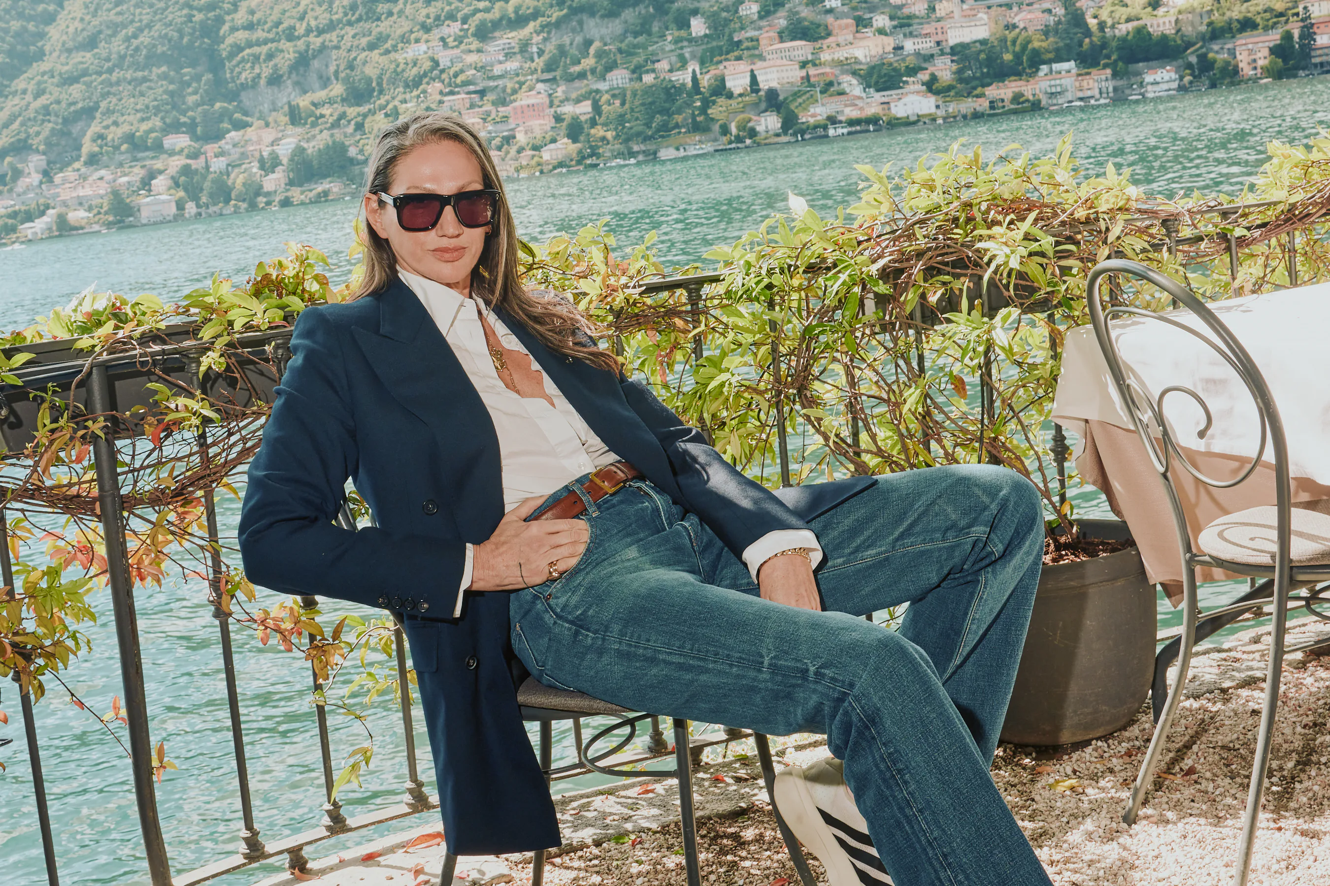Jenna Lyons on a Capital One x PRIOR trip in Milan.  