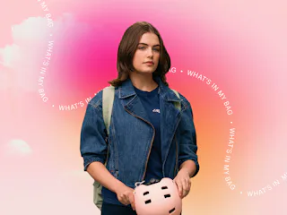 The makeup department head for 'Off Campus' dishes on the products used for Hannah Wells.