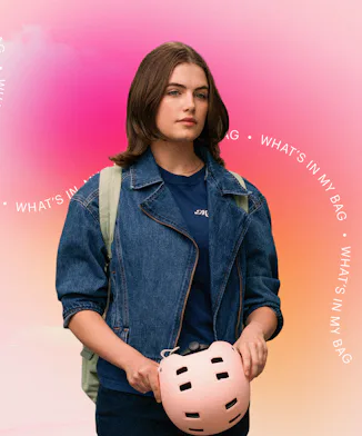 The makeup department head for 'Off Campus' dishes on the products used for Hannah Wells.