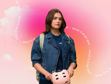 The makeup department head for 'Off Campus' dishes on the products used for Hannah Wells.