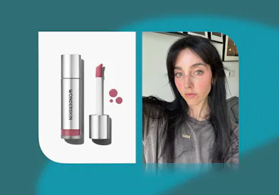 Wonderskin's Wonder Blading All-Day Blush Stain is a long-wear MVP.