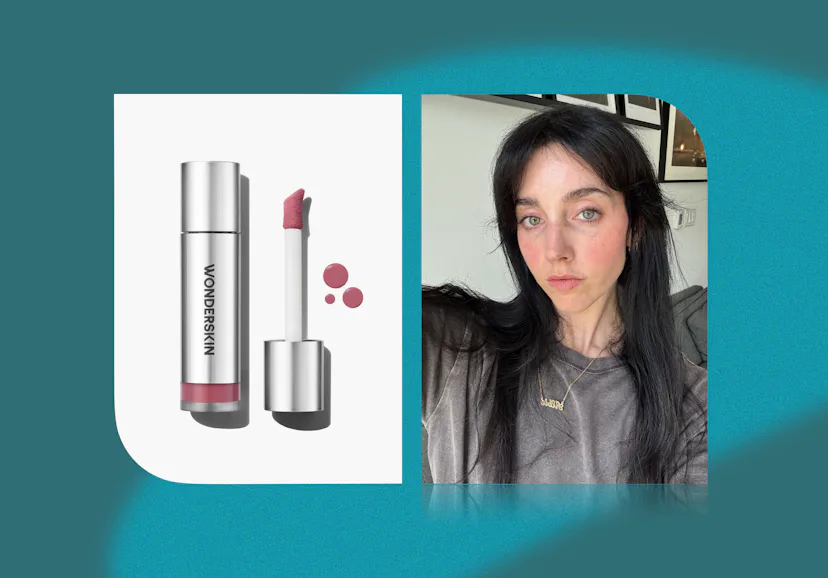 Wonderskin's Wonder Blading All-Day Blush Stain is a long-wear MVP.