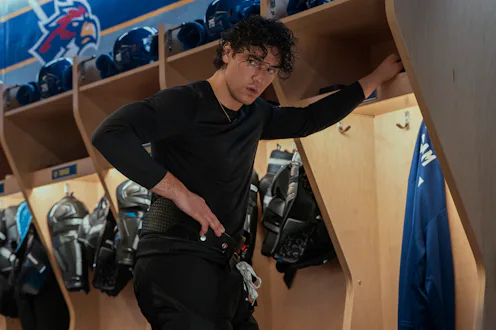 Belmont Cameli as Garrett Graham in Off Campus. Photo via Prime Video