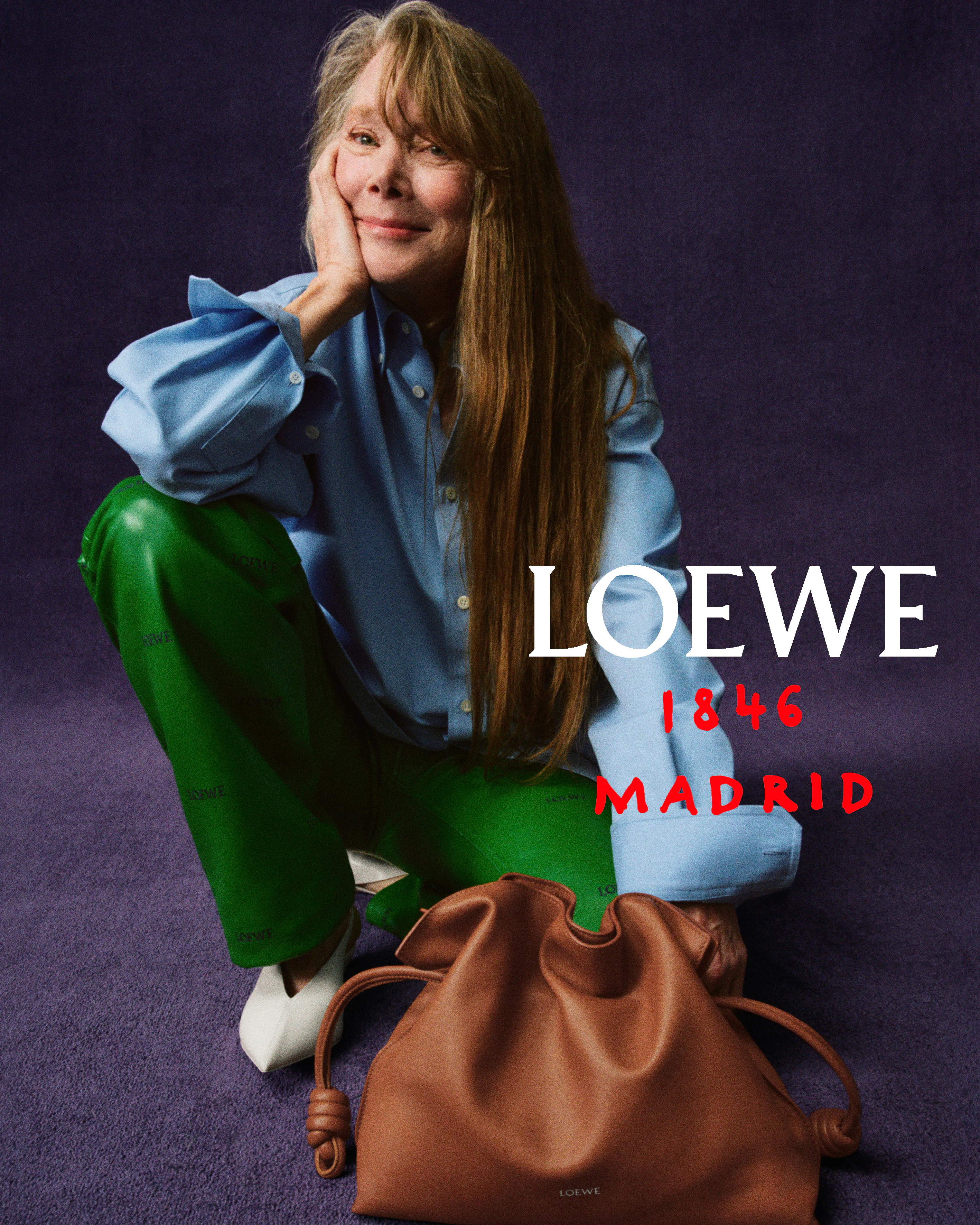 Loewe's 180th Birthday Puts Leather (& Sissy Spacek!) In The Spotlight