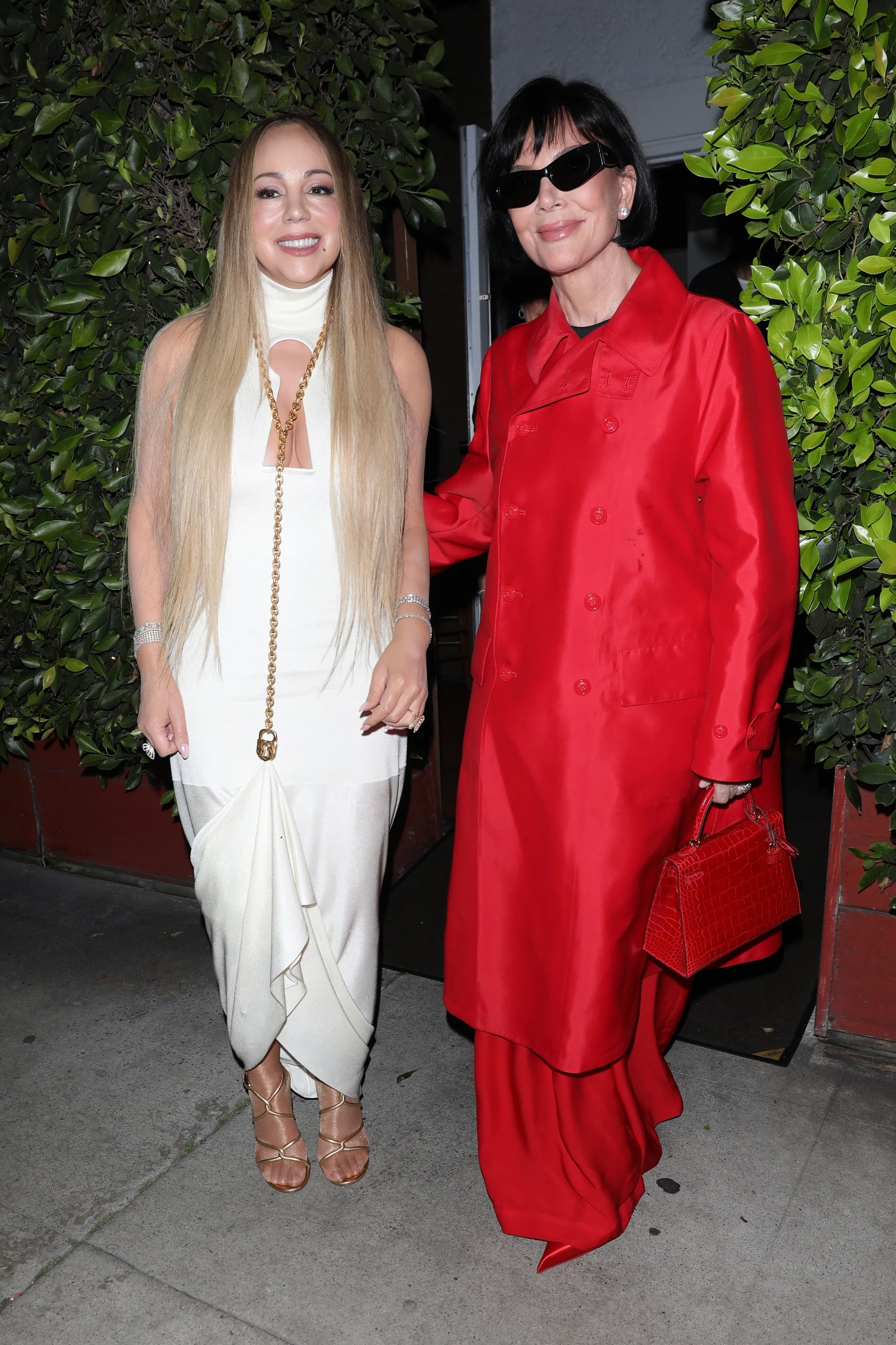 Kris Jenner & Mariah Carey recreated their looks from Jenner's 70th Birthday