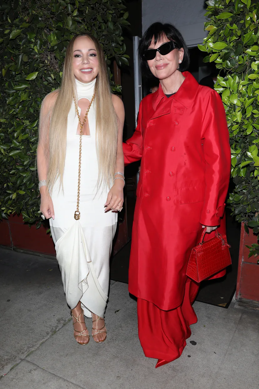 Kris Jenner & Mariah Carey recreated their looks from Jenner's 70th Birthday