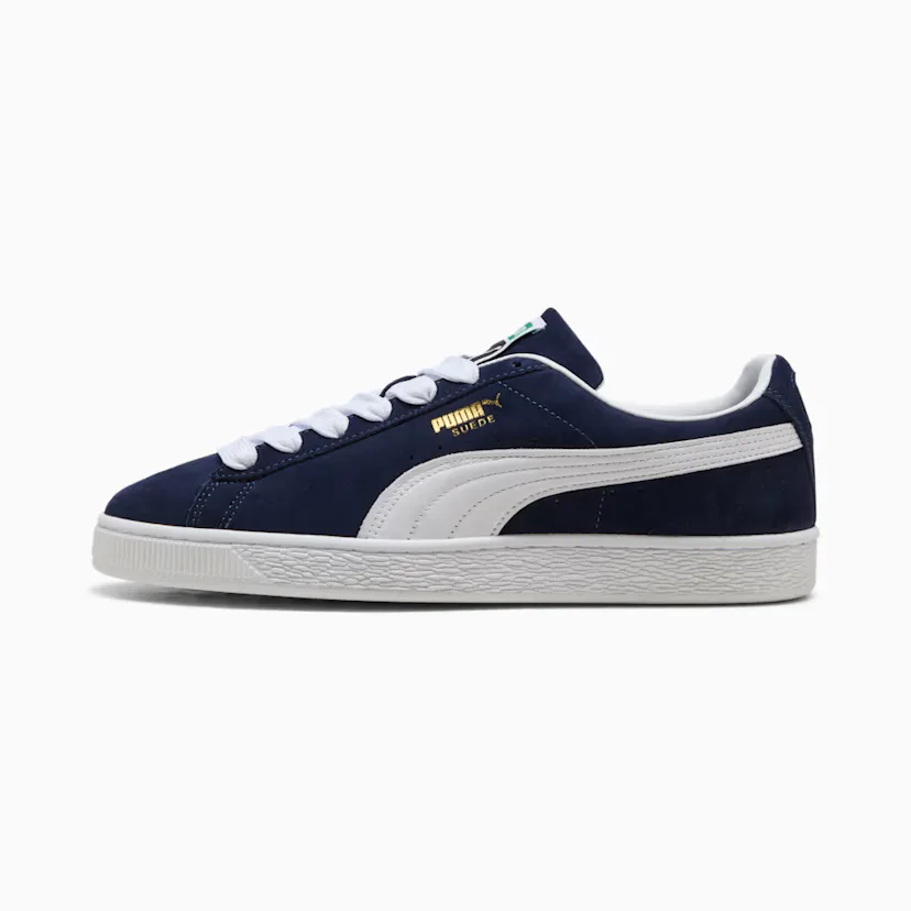 Suede Classic in Navy/White