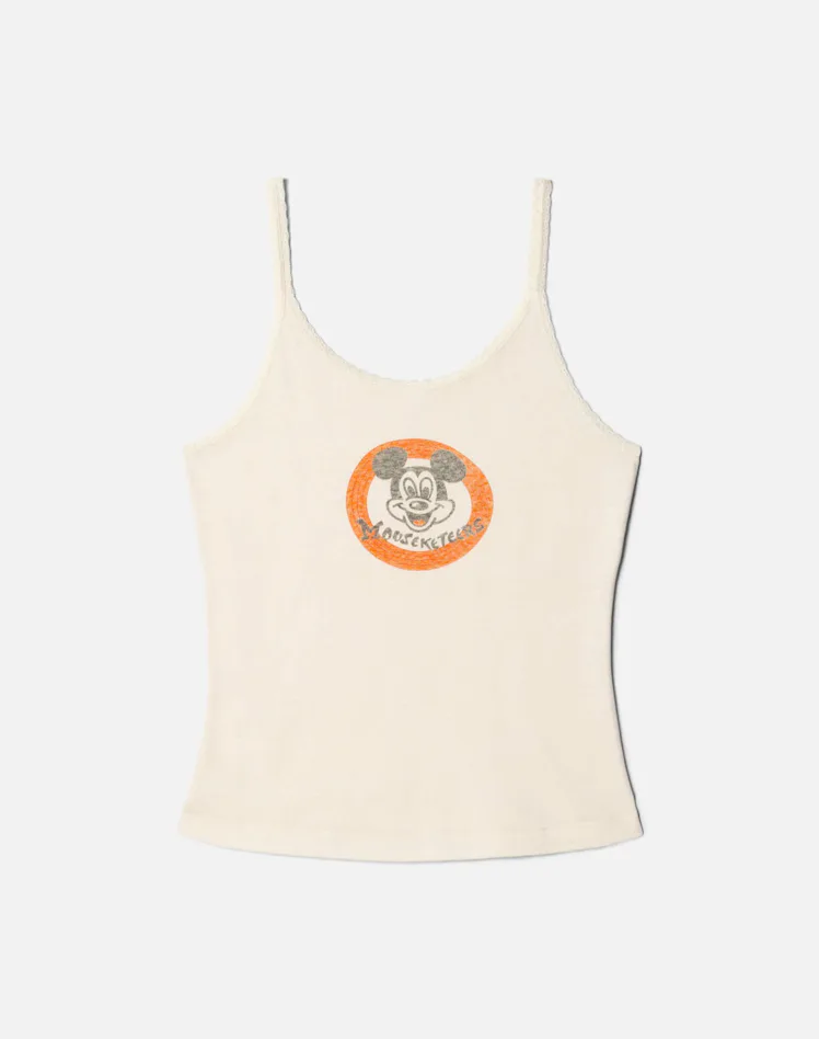 Lace Strap Tank Mouskateers