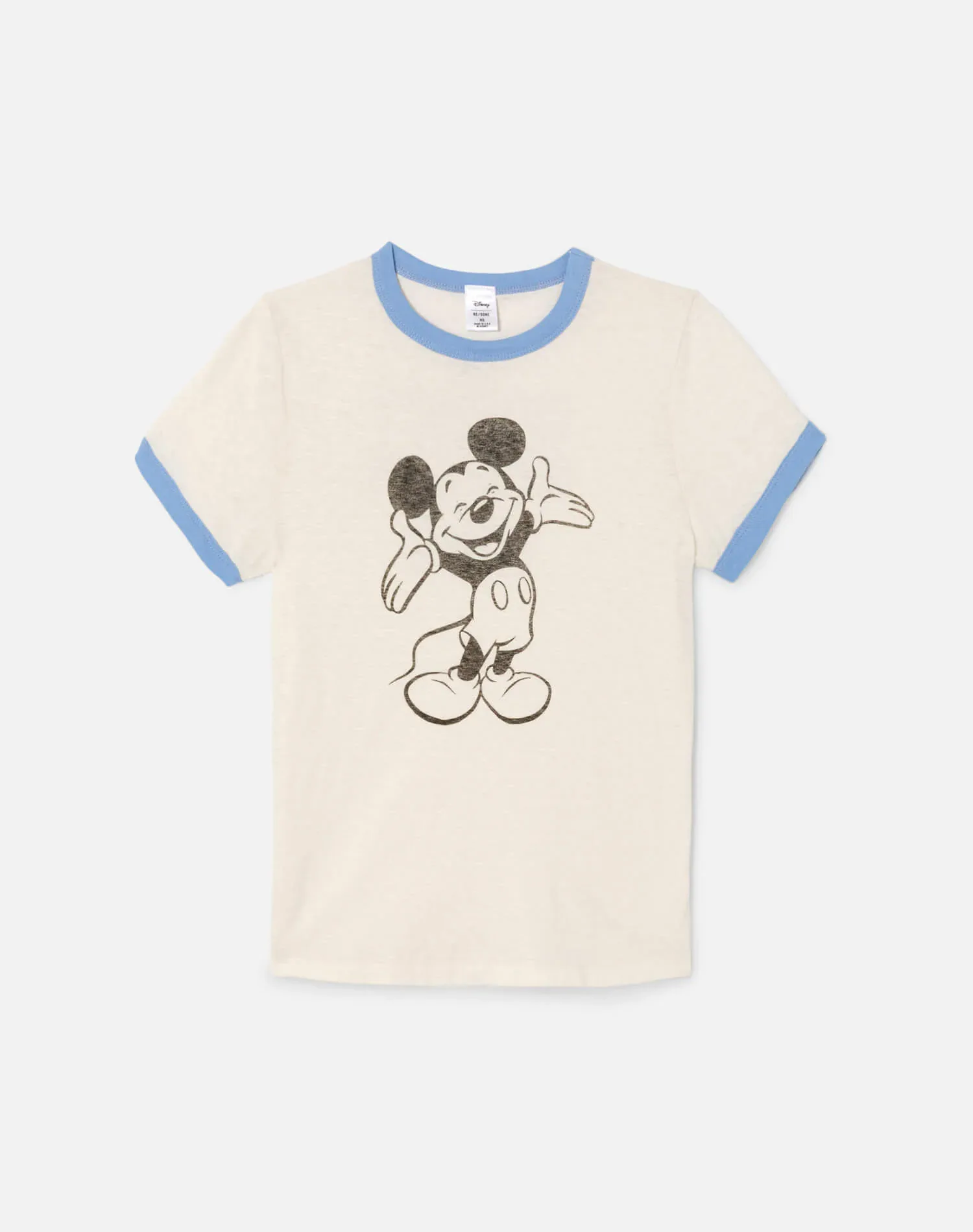 60s Slim Ringer Tee The Mickey Mouse Club