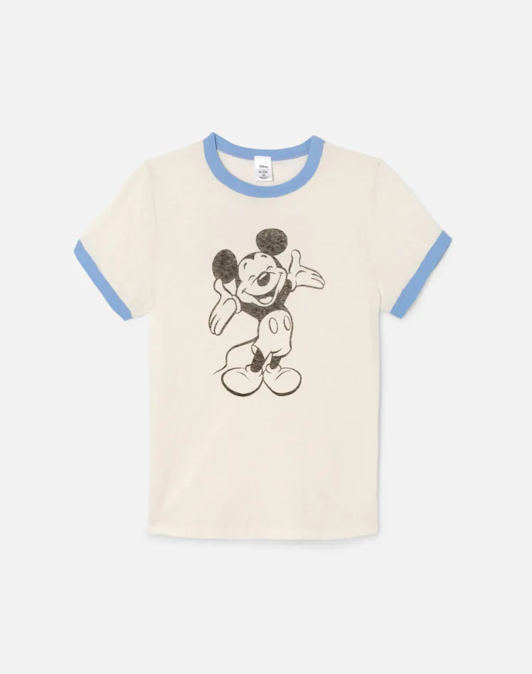 60s Slim Ringer Tee The Mickey Mouse Club