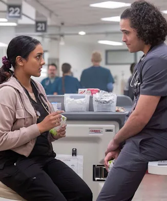 Shabana Azeez dishes on the future of Mateo in 'The Pitt' Season 3.