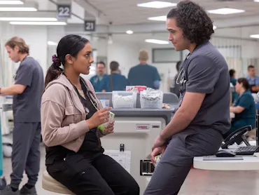 Shabana Azeez dishes on the future of Mateo in 'The Pitt' Season 3.