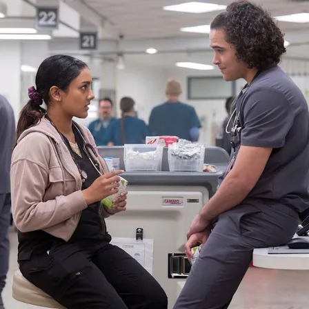 Shabana Azeez dishes on the future of Mateo in 'The Pitt' Season 3.