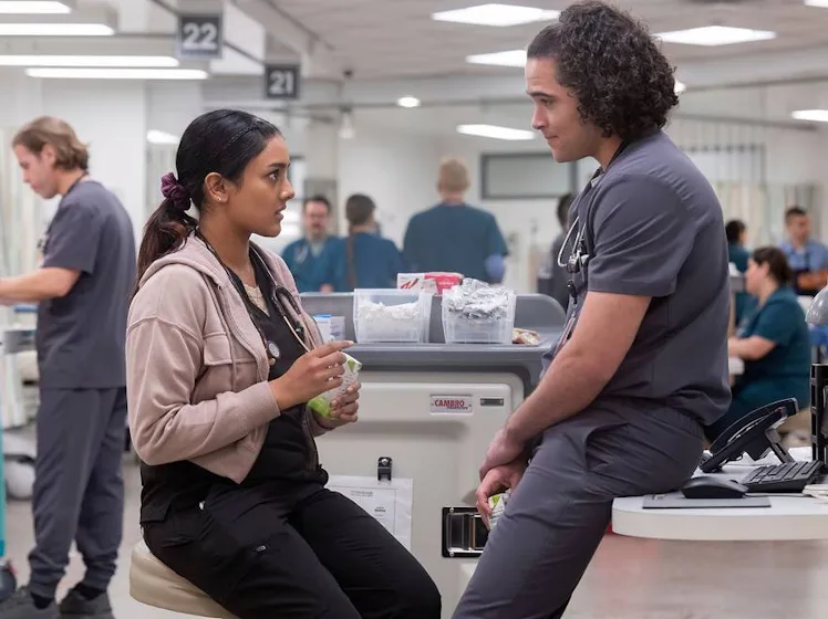 Shabana Azeez dishes on the future of Mateo in 'The Pitt' Season 3.