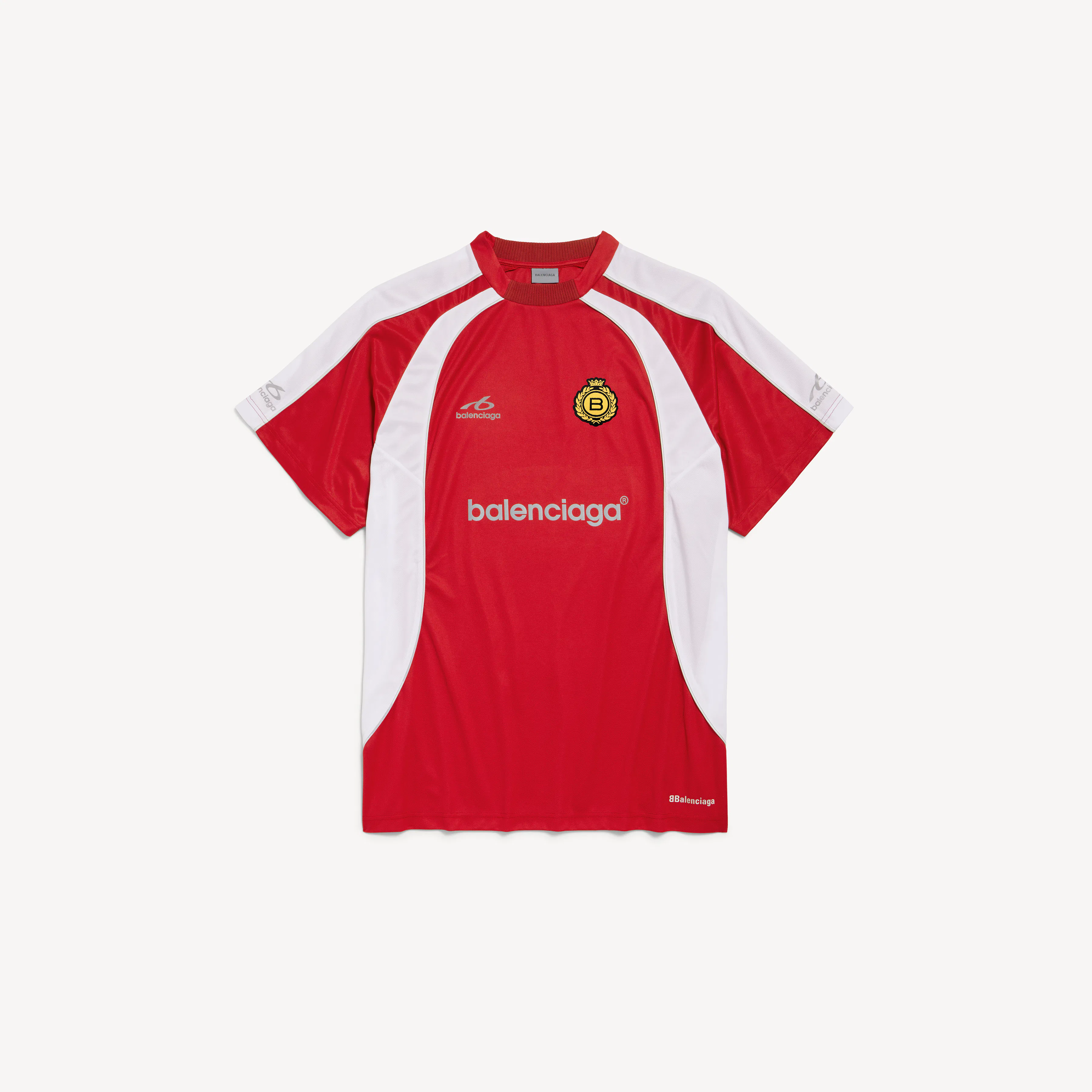 Soccer Oversized T-Shirt in Red