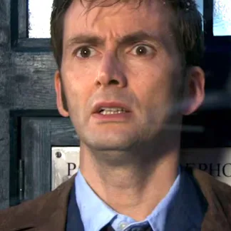 David Tennant as the 10th Doctor.