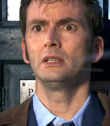 David Tennant as the 10th Doctor.