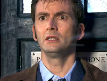 David Tennant as the 10th Doctor.