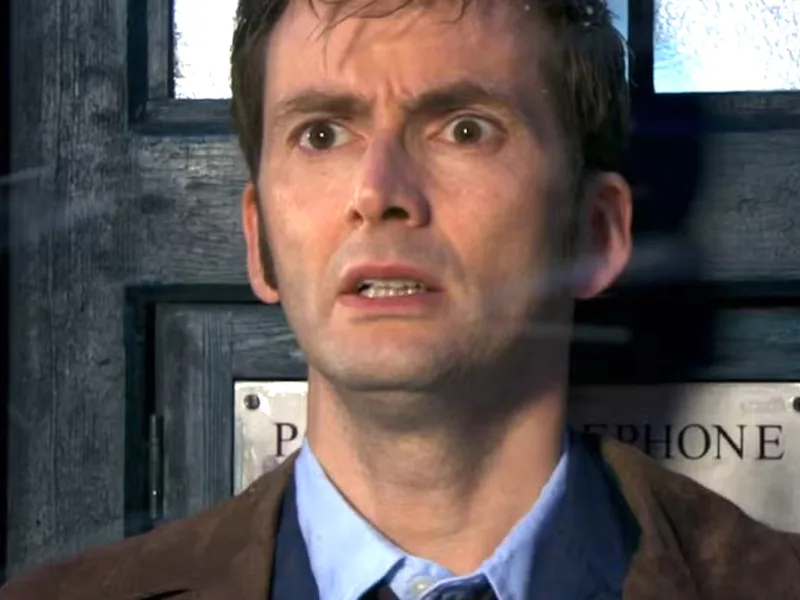 David Tennant as the 10th Doctor.