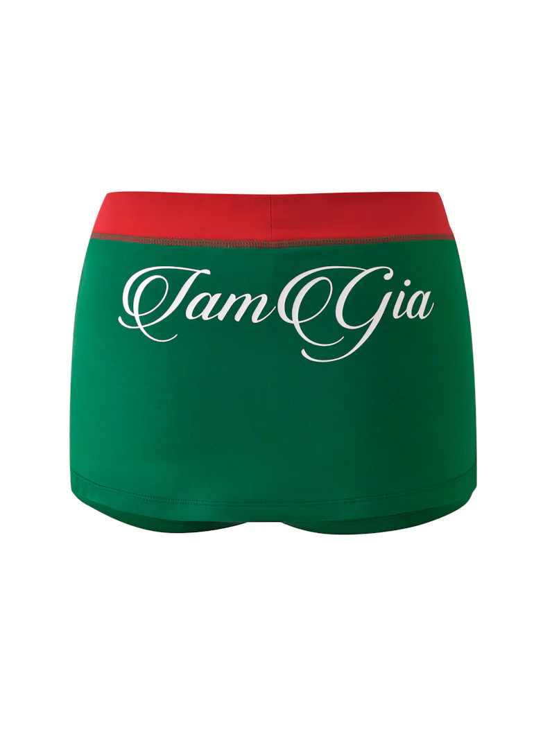 Blare Varsity Micro Skirt