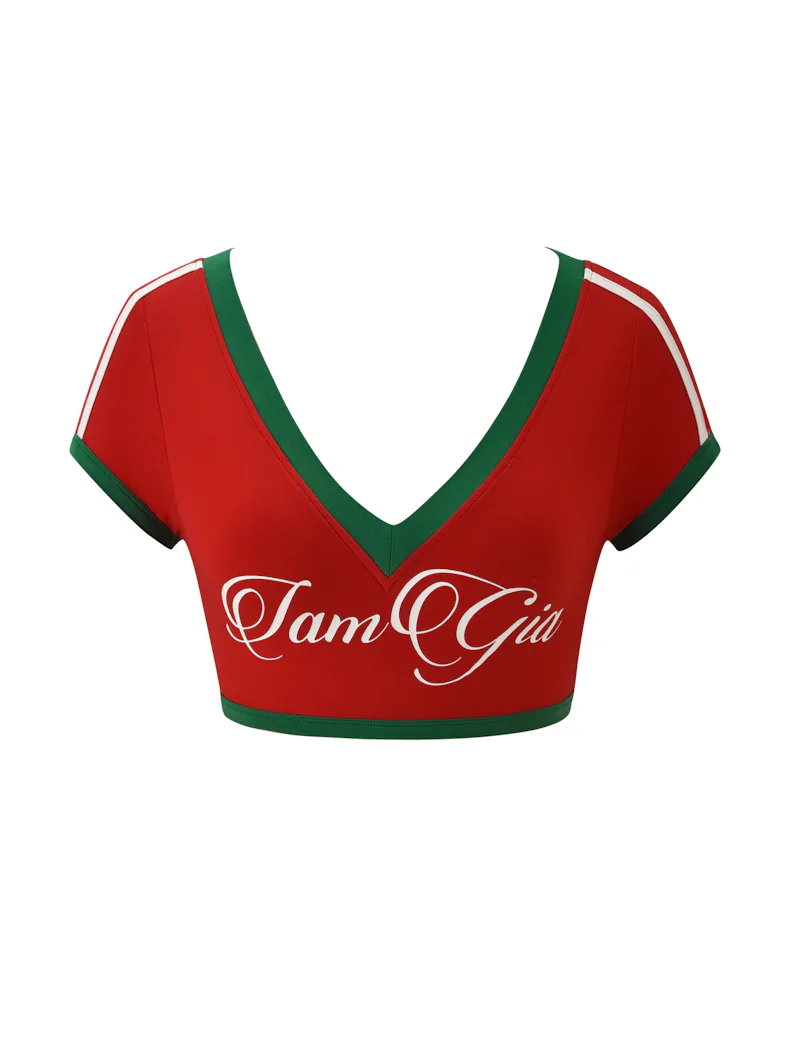 Blare Sport Crop Tee & Headband
