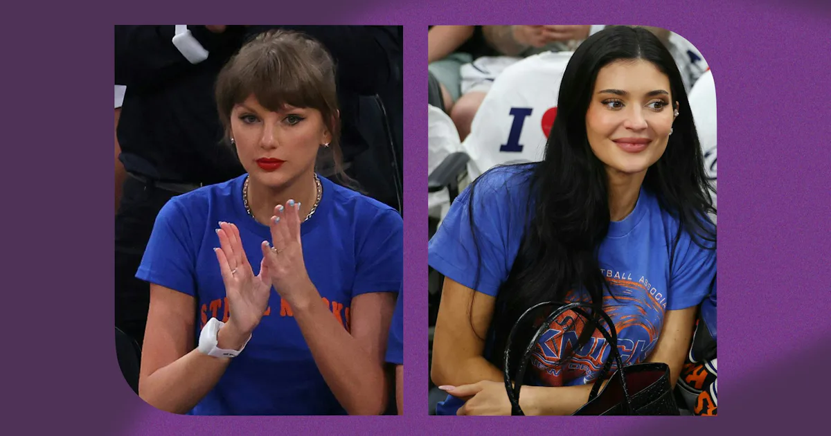 Gasp! Taylor Swift & Kylie Jenner Hugged At The Knicks Game