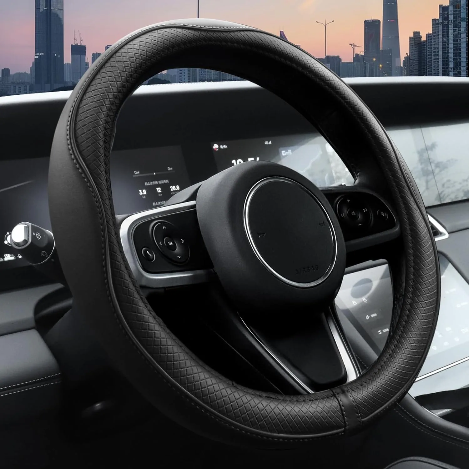 Ouzorp Car Steering Wheel Cover