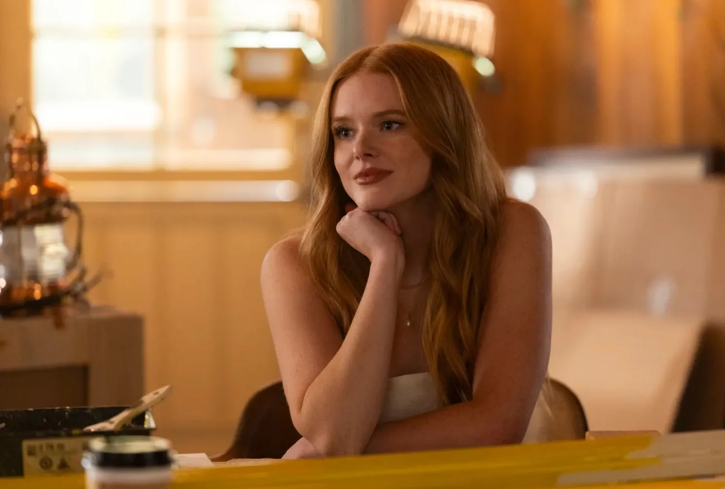 Abigail Cowen speaks about Delilah's kiss with a woman in the 'Every Year After' Season 1 finale.
