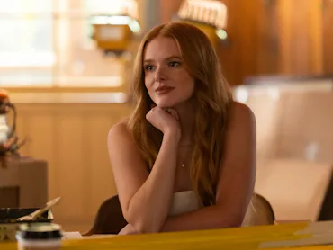 Abigail Cowen speaks about Delilah's kiss with a woman in the 'Every Year After' Season 1 finale.