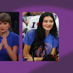 Taylor Swift & Kylie Jenner Share Hug At Knicks Game