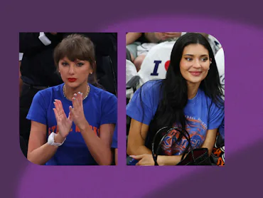 Taylor Swift & Kylie Jenner Share Hug At Knicks Game