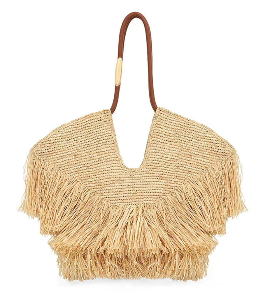 Goldentime Medium Fringe Tote