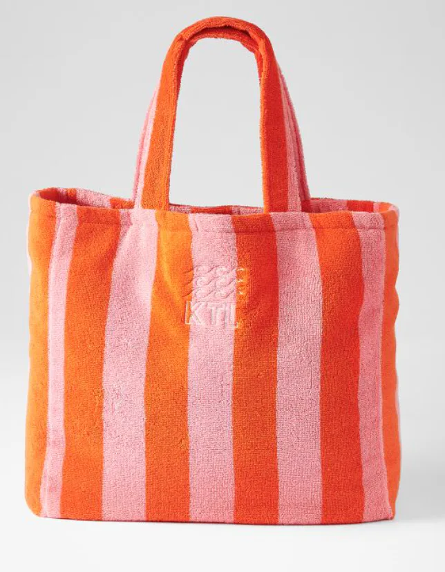 Cabana Stripe Terry Beach Tote