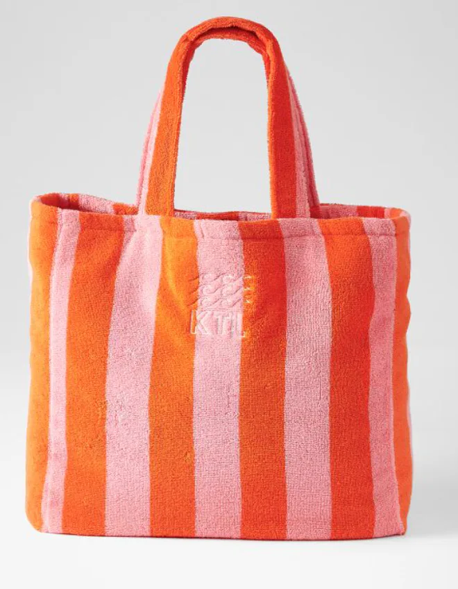 Cabana Stripe Terry Beach Tote