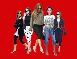 Daisy Edgar-Jones, Hailey Bieber, Jennifer Lopez, and more stars wearing capri pants in spring/summe...