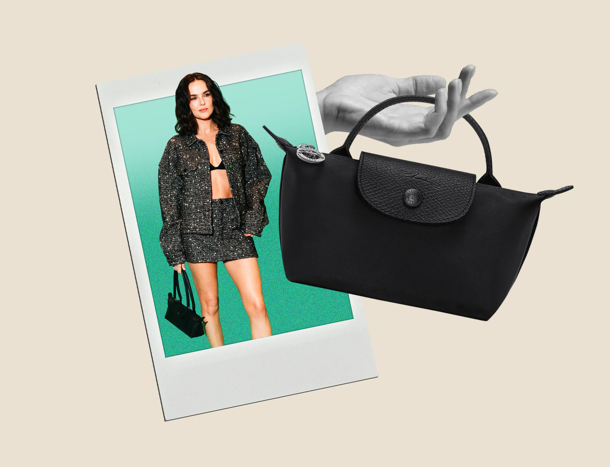 Longchamp’s Le Pliage Bag Is All Glowed Up & Zoey Deutch-Approved