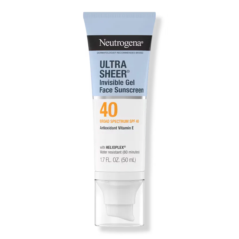 Neutrogena® Ultra Sheer Invisible Gel SPF 40 Facial Sunscreen