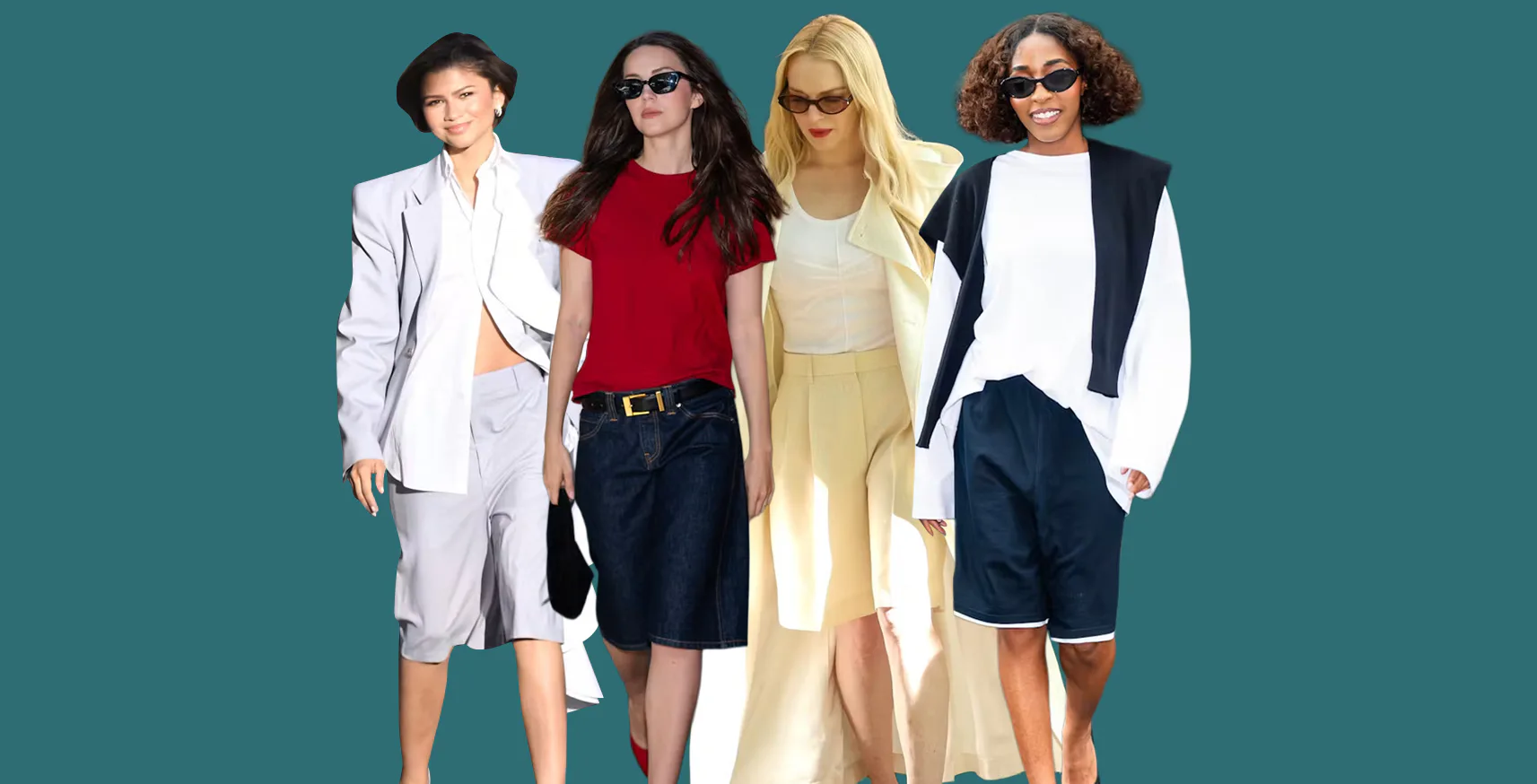 Zendaya, Bella Hadid, & Other It Girls Have Chosen Sides In Summer's Shorts Divide