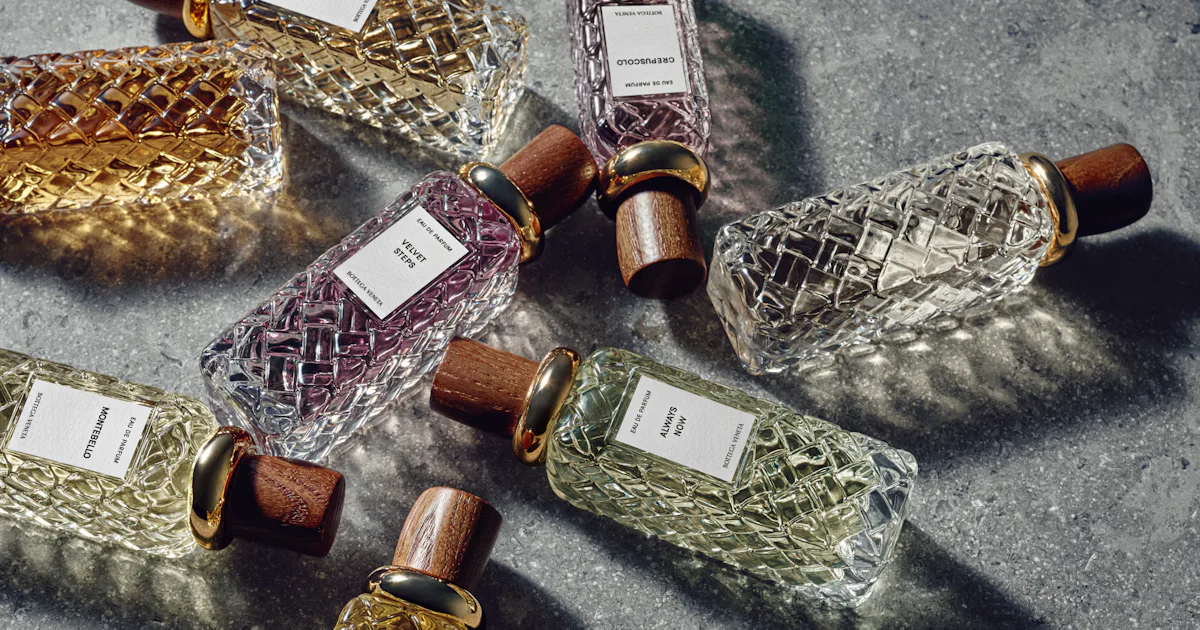 Bottega Veneta Turned Its Iconic Intrecciato Weave Bag Into Perfume