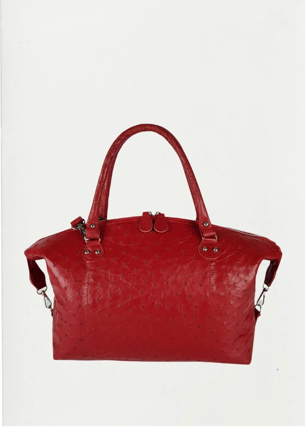 Ostrich Leather Handbag