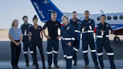 The cast of RFDS (Royal Flying Doctor Service). Photo via PBS