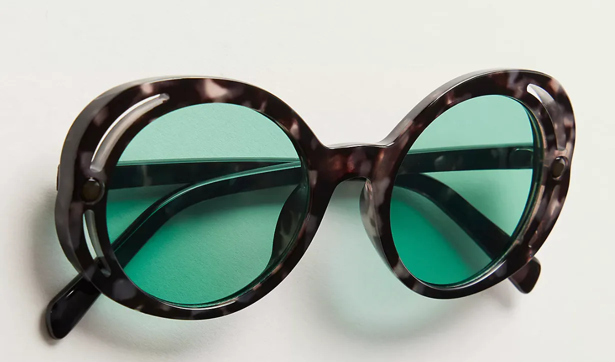 Juni Oversized Round Sunglasses