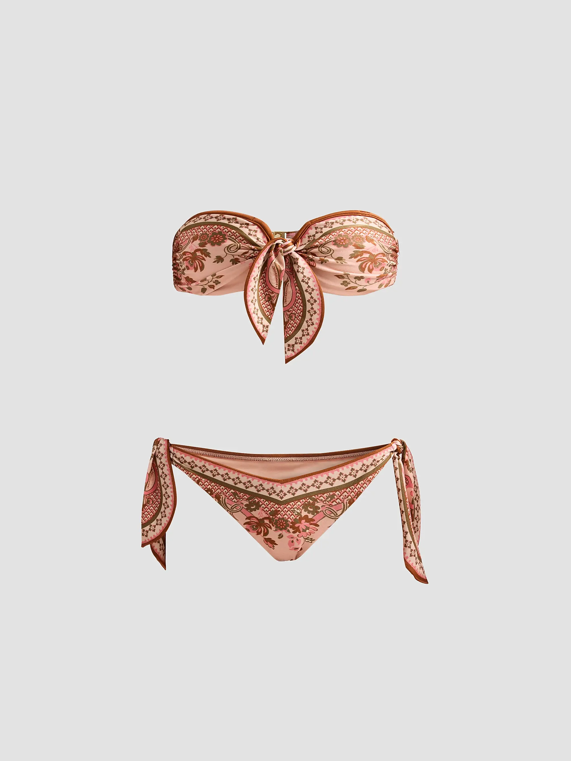 Aster Paisley Scarf Tie Bikini