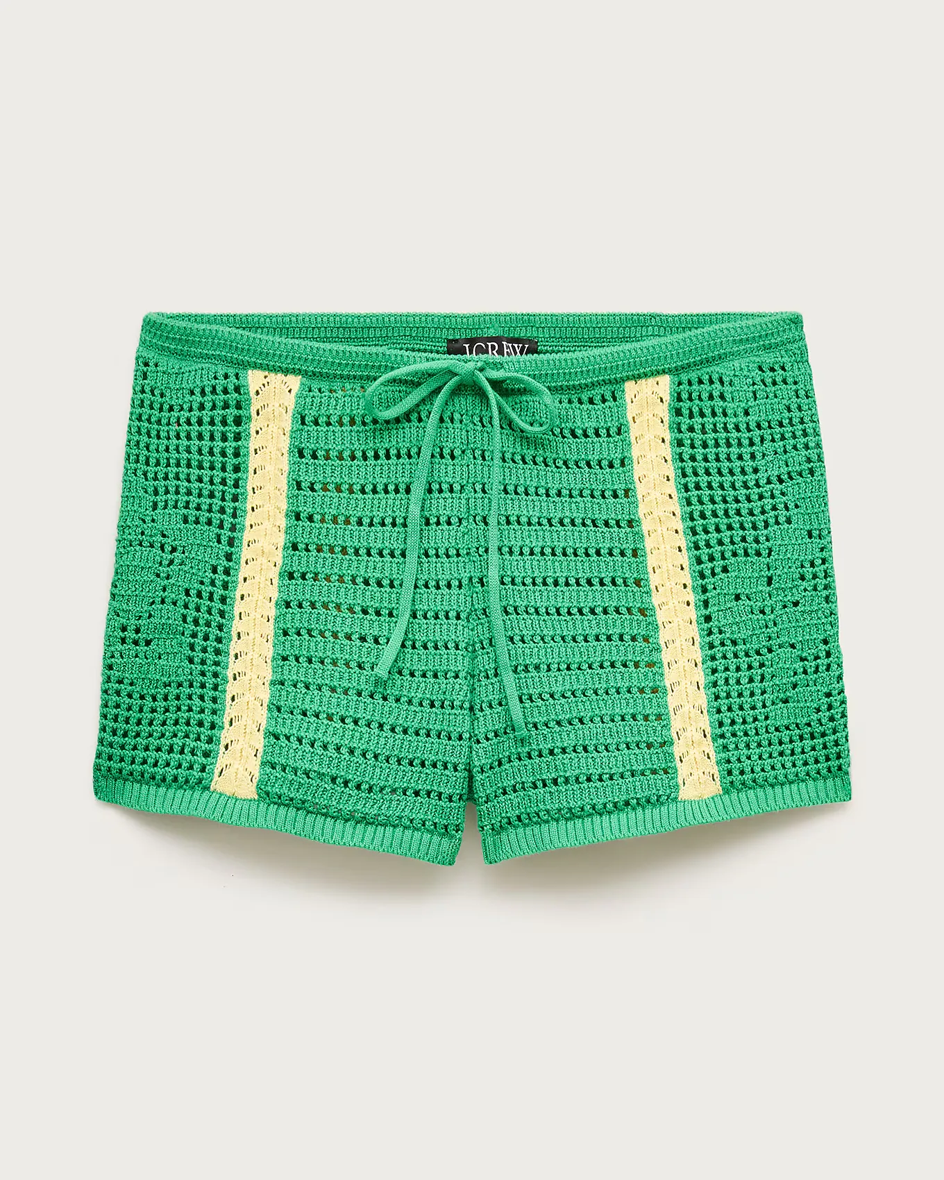 Crochet Short With Contrast Stripe