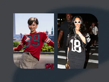 Zendaya and Rihanna style the soccer-inspired aesthetic.